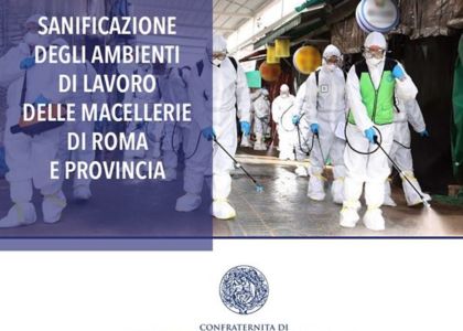 Convenzione con CORIDE per Sanificazione delle Macellerie di Roma e Provincia