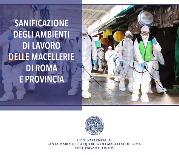 Convenzione con CORIDE per Sanificazione delle Macellerie di Roma e Provincia
