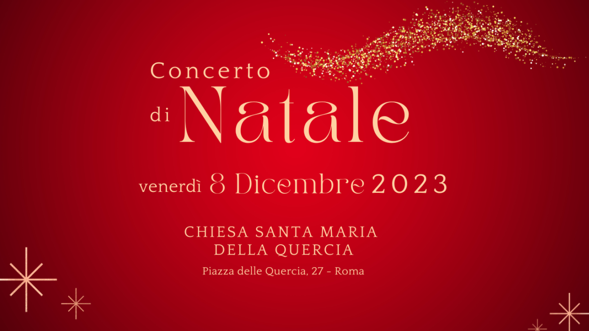 Concerto di Natale della Confraternita domenica 8 dicembre 2023